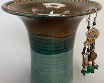 Multi Colored and Teal Earring Holder