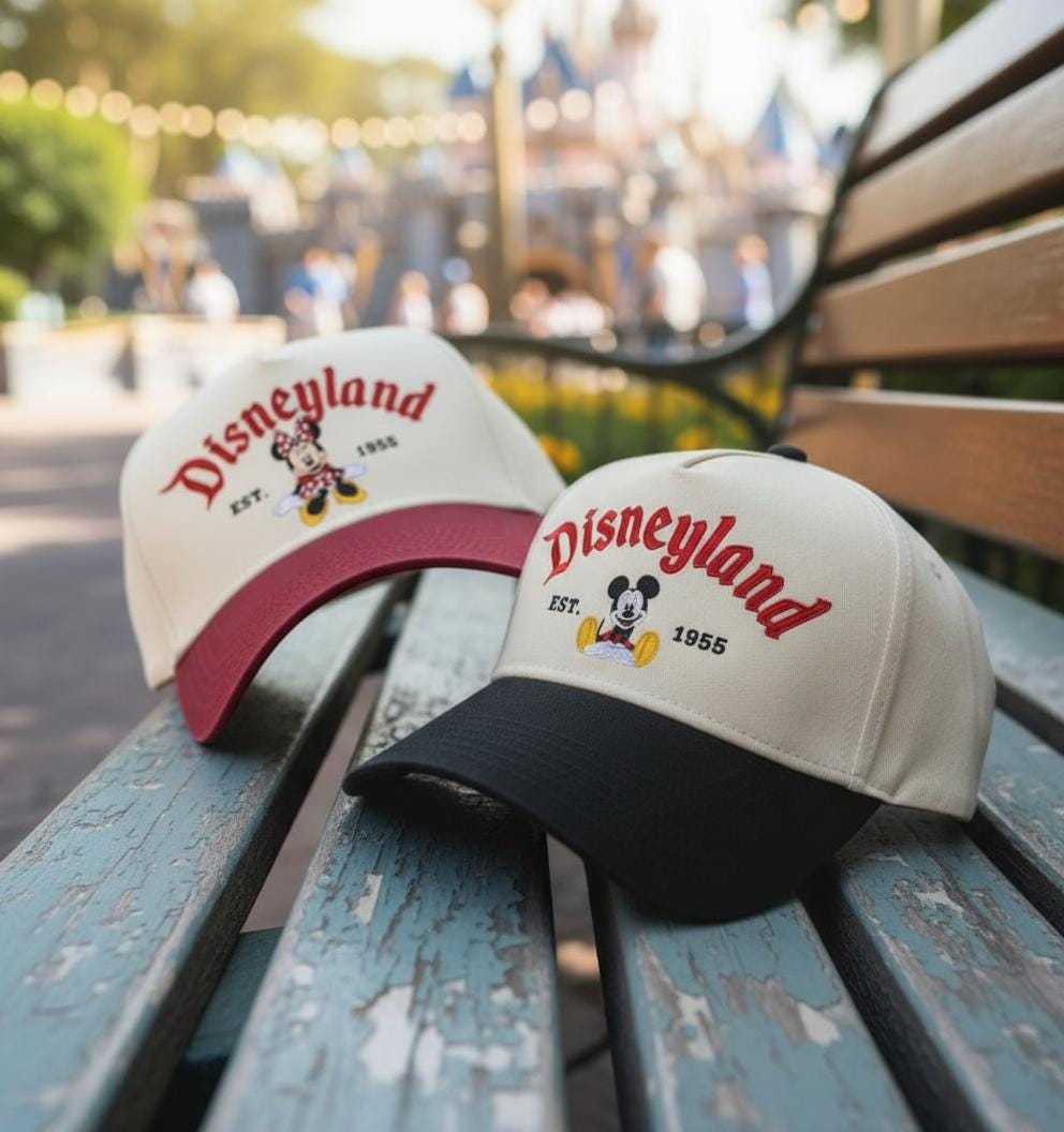 Vintage Disneyland Hat - Etsy