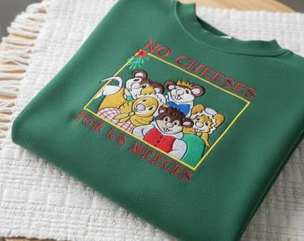 Camiseta bordada "No Cheeses For Us Meeces" - Sudadera bordada "Los Teleñecos: Cuento de Navidad" - Sudadera con capucha "Feliz Navidad" de Disney