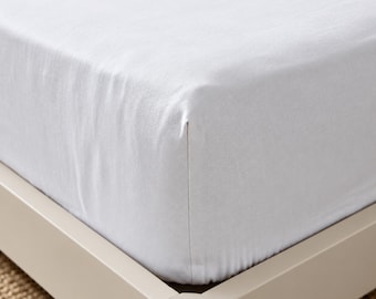 Custom Fitted Sheet: 100% Cotton Bedding, Any Size | Make to order
