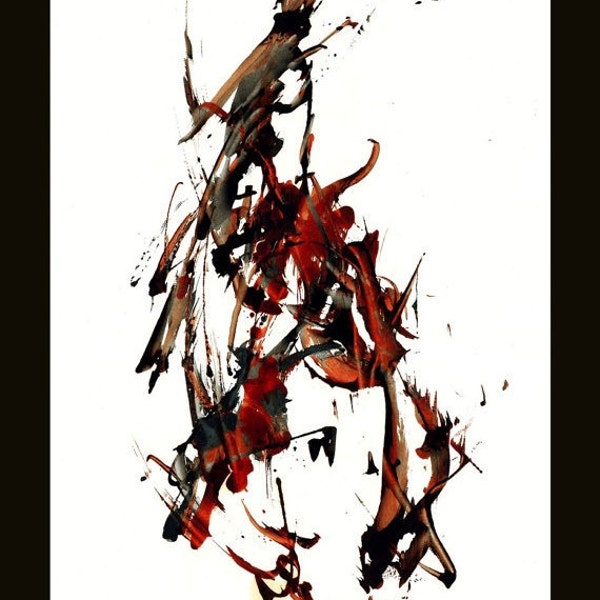 40% OFF - Holiday Sale -- Original aBStract MOdern ArT -- A.B.S.T.ractionist //  watching E.V.E.R.Y.where --  6982.071109
