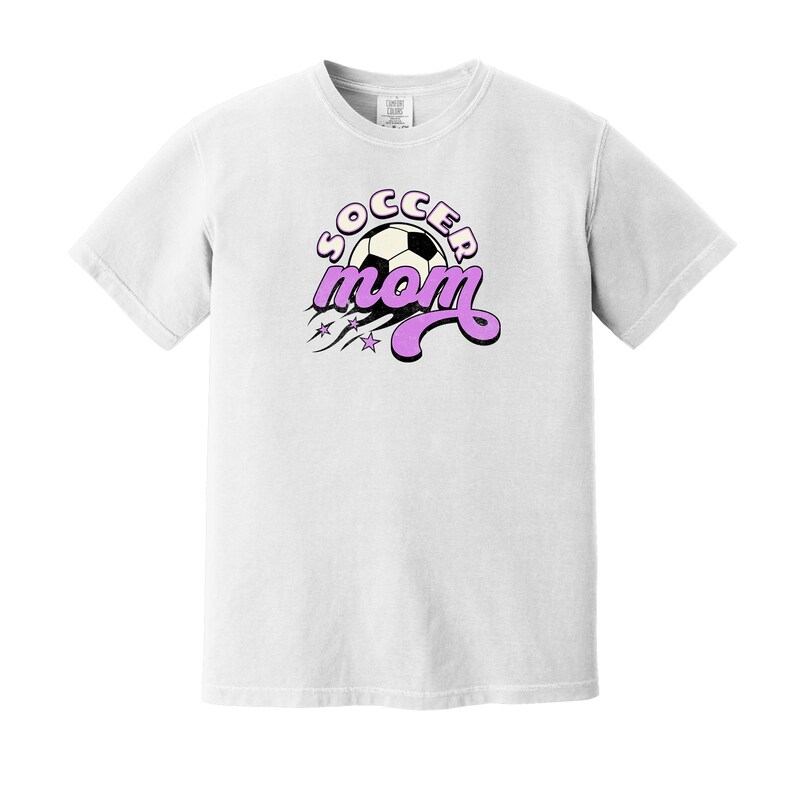 Soccer Mom Graphic Tee, Game Day Sports Mom Outfit, Comfort Colors T-Shirt bild 10