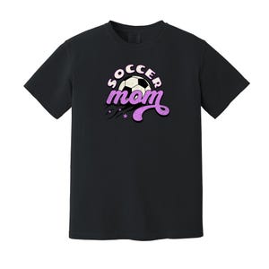 Soccer Mom Graphic Tee, Game Day Sports Mom Outfit, Comfort Colors T-Shirt bild 3