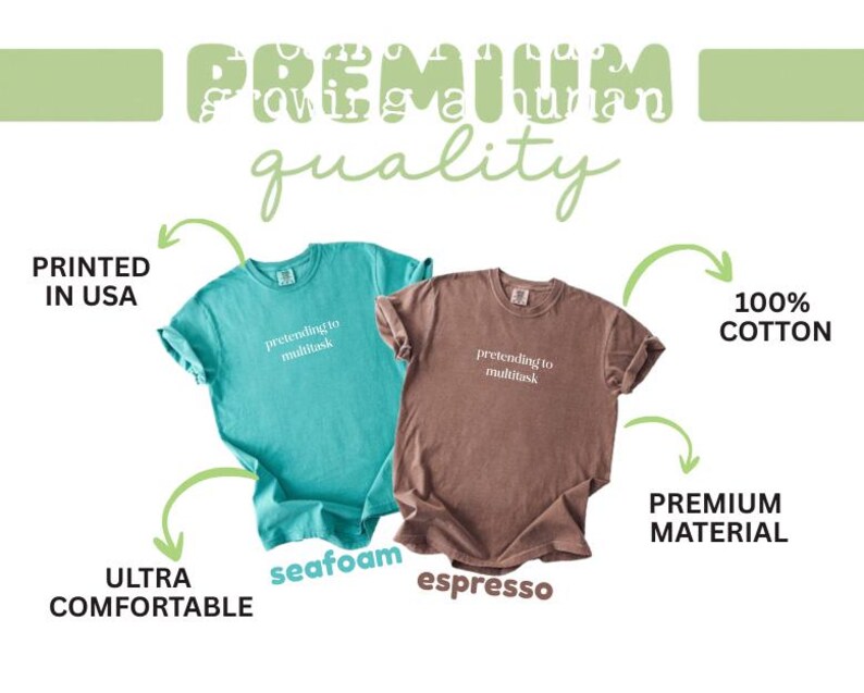 Comfort Colors® Pretending to Multitask Shirt, Funny Busy Life Tee ...
