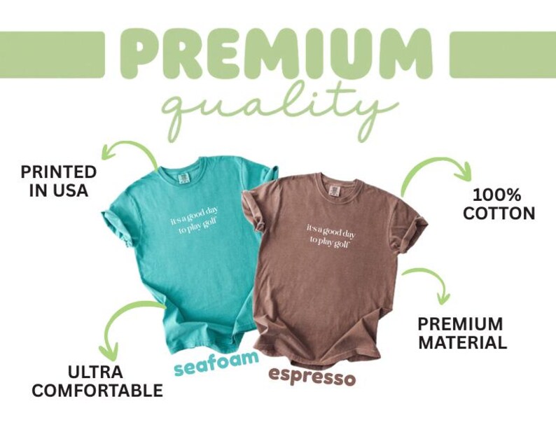 Comfort Colors® It's A Good Day To Play Golf Shirt, Golf Player Shirt, Golfer Shirt, Golfing Shirt, Gift for Golfer,I Love Golf Player Shirt image 3