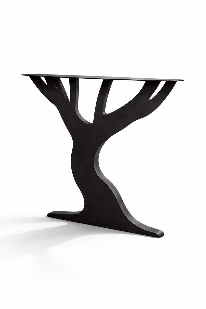Tree Shape Metal Table Base Handmade Tree Metal Table Leg Steel Dining Leg,live Edge Tebal Leg,best ...