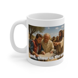 Religious Coffee Mug, Christian Tea Cup, Bible Verse Drinkware, Faithful Gift, Inspirational Ceramic Home Decor Funny Lord