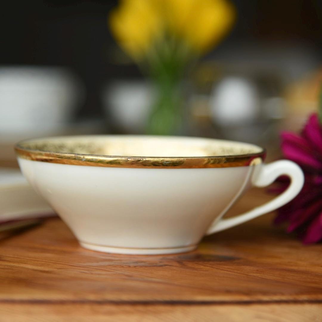Elegantes Teetasse Porzellan Dnn Gross Ebenbild