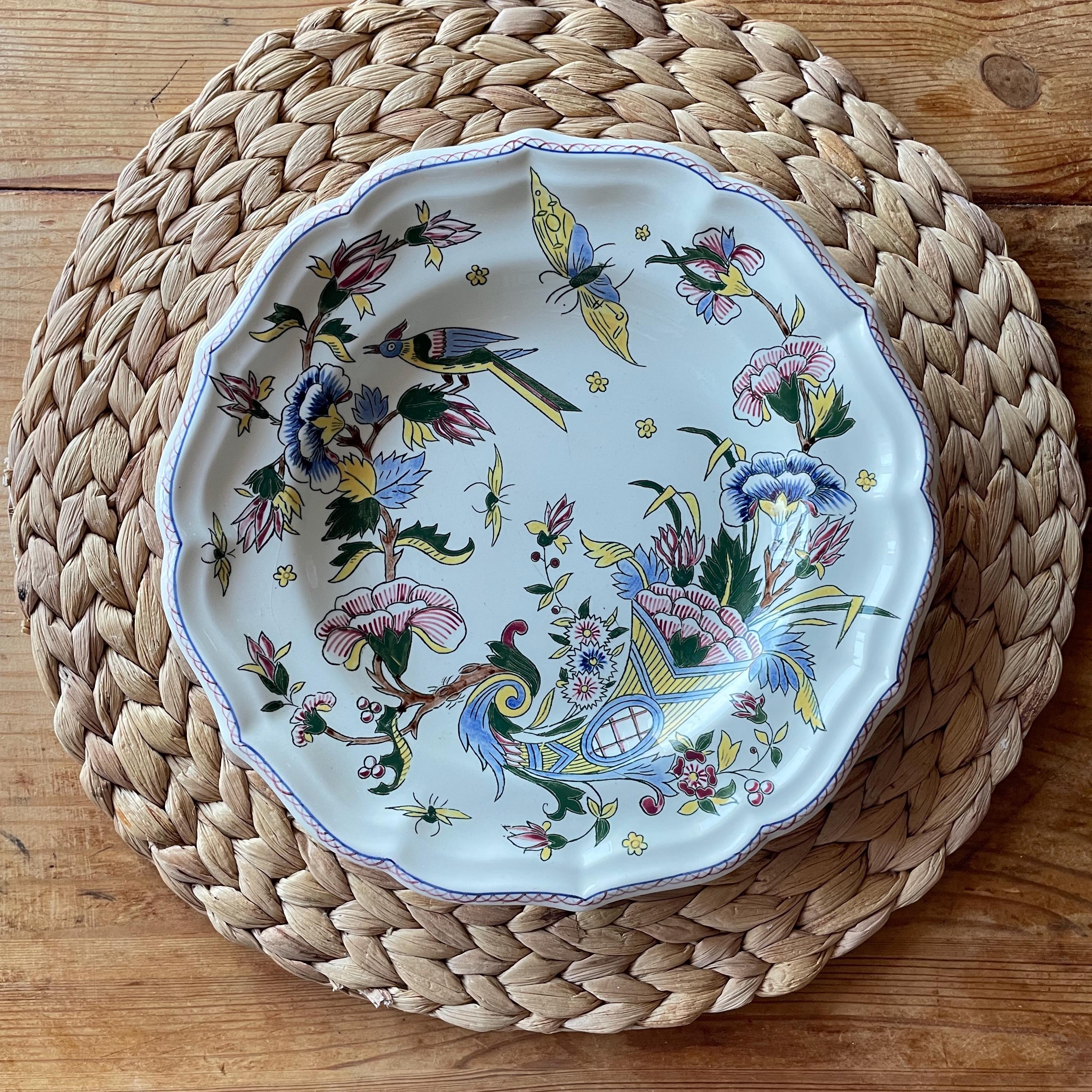 Gien Oiseau Blue - Etsy