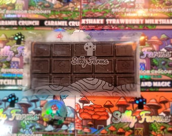 SILLY FARMS - Mushroom Bar 7g - Silly Blend Matcha, Dubai Chocolate