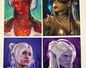 Collection Prints A5, Baldur's Gate 3 Jeweled series