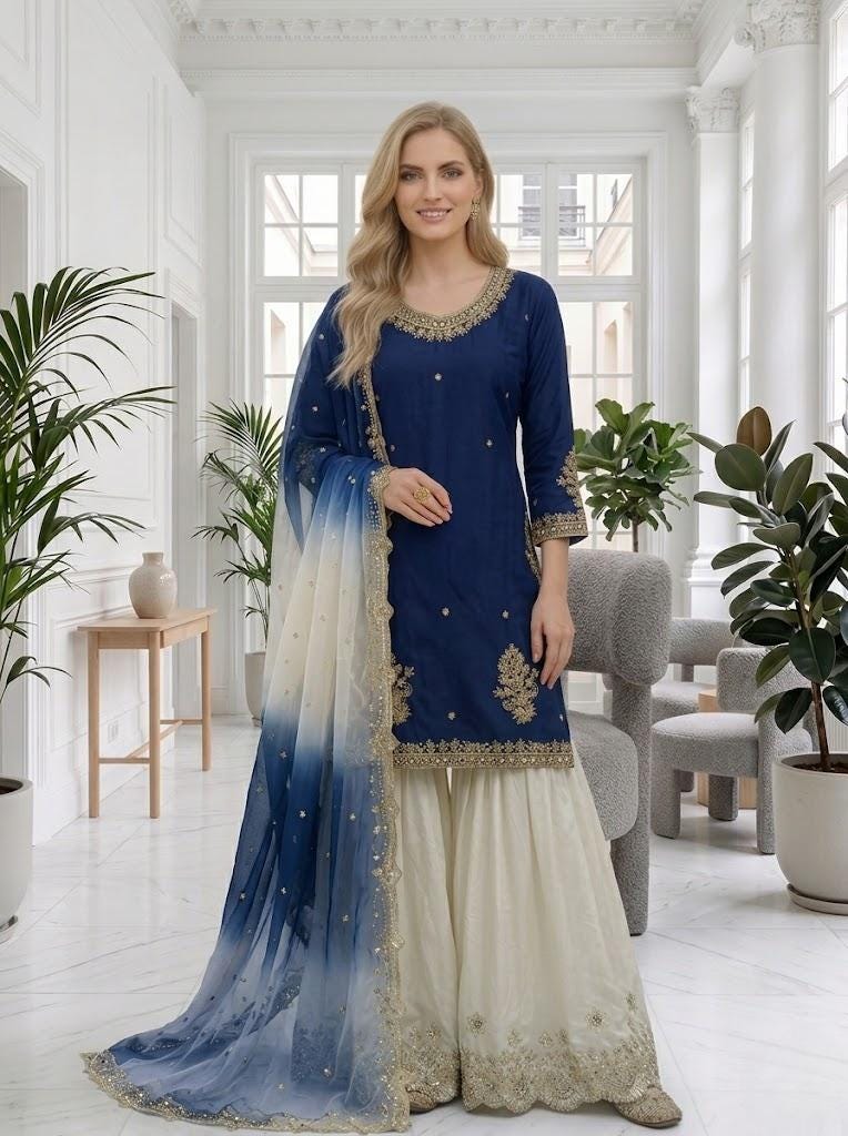 Punjabi Suit - Etsy