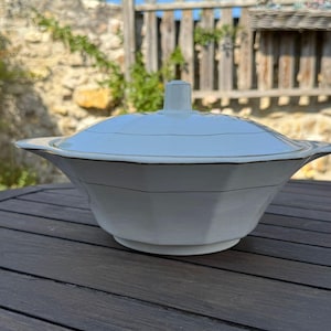 Magnífica sopera antigua Art Déco - Digoin Sarreguemines - Francia