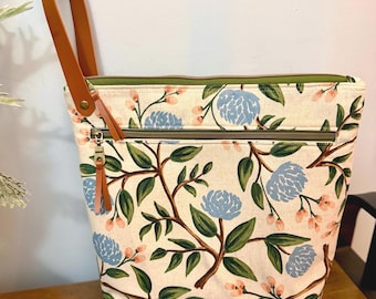 Zipper Pouch – Handmade Rifle Paper Company Project Bag / Makeup Bag / Everyday Essentials