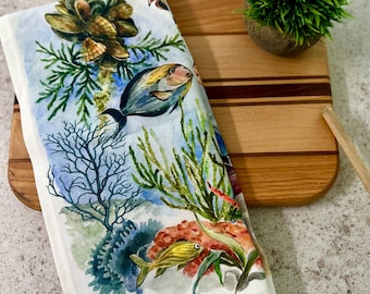 Coastal Beach House Kitchen Towel