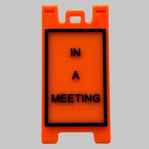 Customizable 3D Printed Desktop Sign - Office Status Indicator - Etsy