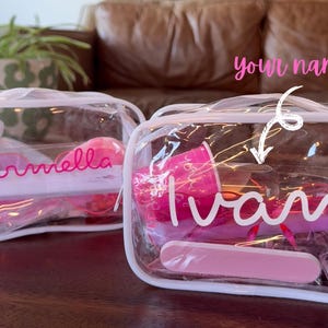 Island Villa Custom Bags | Bachelorette Party Favors | Girls Trip Favors | Reusable Party Bags | Island Theme Party Favors image 2