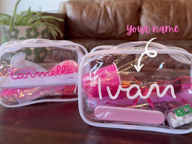 Island Villa Custom Bags | Bachelorette Party Favors | Girls Trip Favors | Reusable Party Bags | Island Theme Party Favors image 2