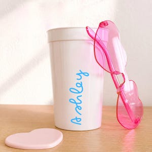 Island Villa Custom Name Cups | Bachelorette Party Cups | Girls Trip Favors | Reusable Party Cups | Island Theme Party Cups image 8