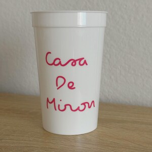 Island Villa Custom Name Cups | Bachelorette Party Cups | Girls Trip Favors | Reusable Party Cups | Island Theme Party Cups image 5