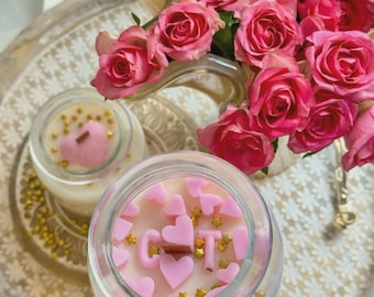 Handmade Soy Wax Candle in Glass Jar