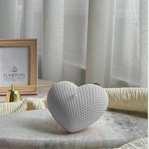 Personalized Heart-Shaped Soy Candle