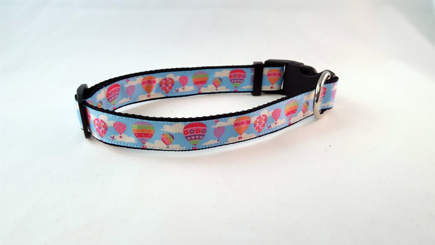 Dog Collar Adjustable Hot Air Balloons Etsy