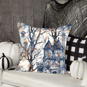 Whimsical Fox Pillow Cover: Autumn Woodland Cottage Decor