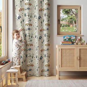 Tenda a forma di treno Boho – Tende per cameretta dei bambini, tenda decorativa