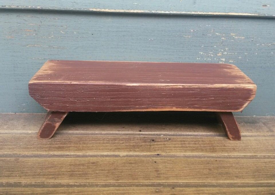 Dollhouse Miniature Shaker Bench Bucket Bench Primitive Etsy