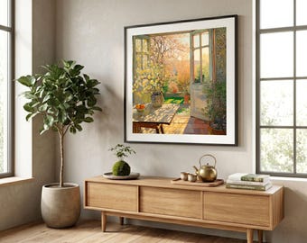 Garden Art Print : A Doorway to Tranquility by Kaoru Yamada - Etsy