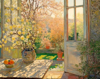 Garden Art Print : A Doorway to Tranquility by Kaoru Yamada - Etsy