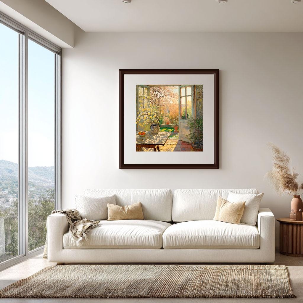 Garden Art Print : A Doorway to Tranquility by Kaoru Yamada - Etsy