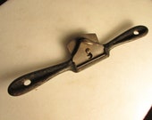 Antique Stanley Spoke Shave Number 52 No 52 Vintage Primitive Steampunk Tool Draw Knife Carpenters Wood Working Leather Trimmer 6226