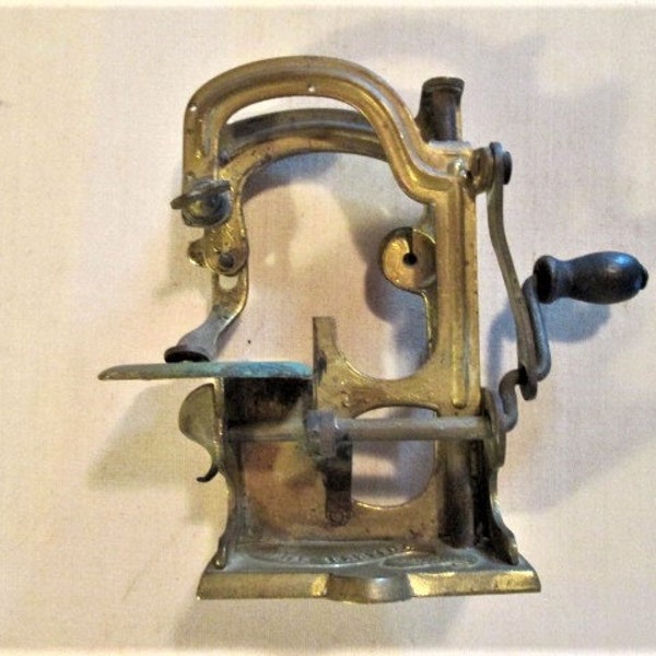 Miniature Brass Sewing Machine Etsy
