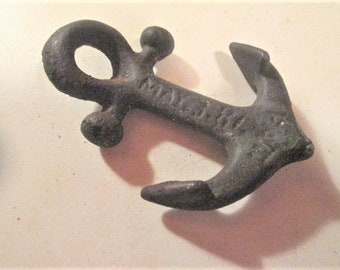 Patent 1881 Hammock Anchor Cast Iron Tie Off for Hammocks  8503