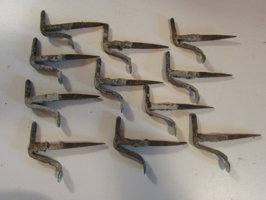 11 Antique Hand Wrought Iron Shutter Pintles Hinge Pins Posts Etsy