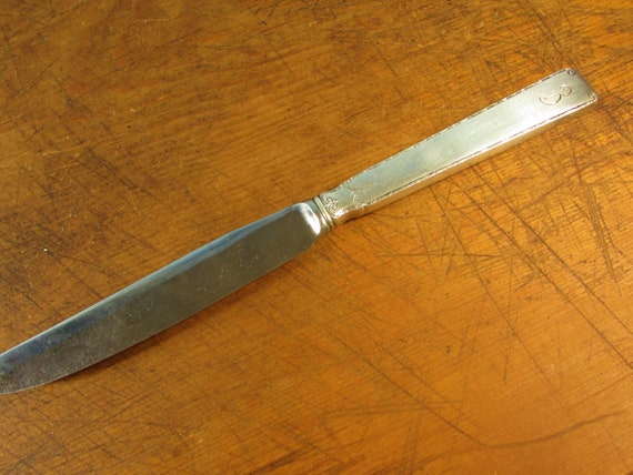 LOT OF 2 TOWLE STERLING SILVER OLD LACE MODERN BLADE KNIVES NO MONOGRAM