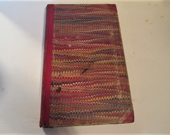 Colorful Ledger 1871 1873 Furniture maker or seller Goffstown New Hampshire History Mostly Empty Scattered Entries 8170