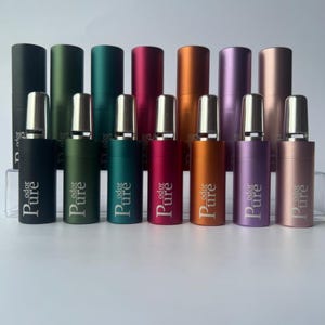 Inhalateur nasal en aluminium avec 3 mélanges d&#39;huiles essentielles – coffret d&#39;aromathérapie, réutilisable et élégant, idée cadeau