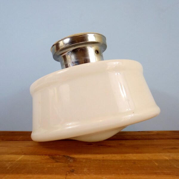 Schoolhouse Light Vintage Pendant Lamp Mid Century Modern Working Glass Antique Ceiling Light Fixture
