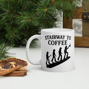 Led Zeppelin Kaffeebecher: Lustiges Rockmusik Geschenk für Kaffeeliebhaber