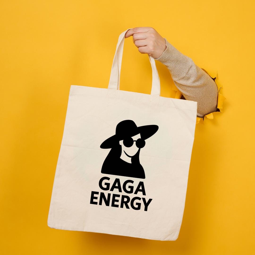 レディーガガ トートバッグ CHROMATICA TOTE BLACK / レディー・ガガ来