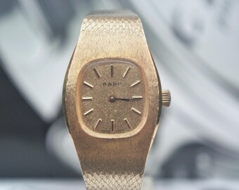 Vintage RADO 17 Jewels Manual Wind Ladies Watch New Band Included - For Repair‎ Vintage RADO 17 Jewels Manual Wind Ladies Watch New Band  main image 2