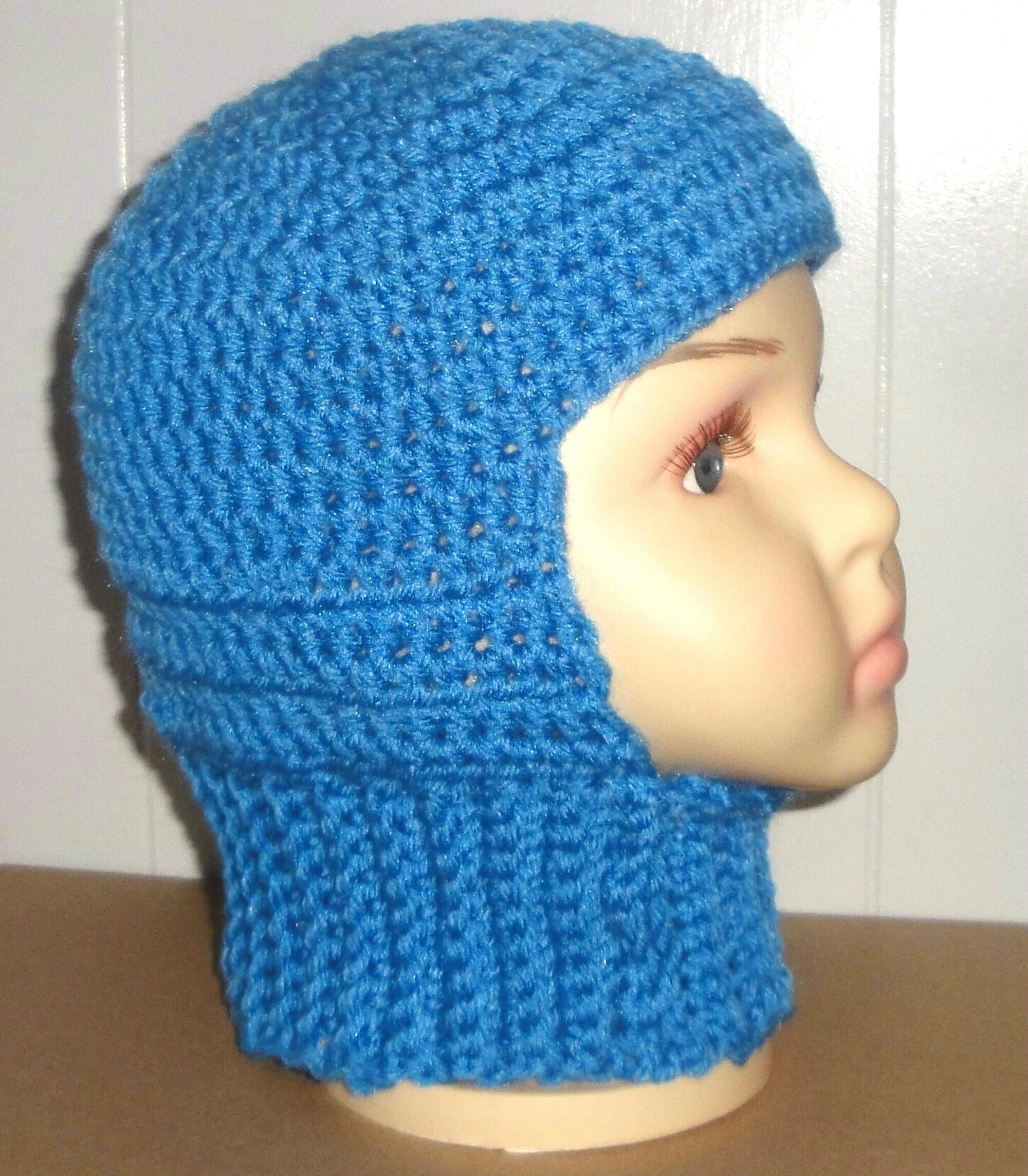 Child Hat Crochet Pattern Helmet 