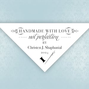 Custom Quilt Labels, Personalized Fabric Label, Custom Quilting Labels for Quilts Sewing Labels, Blanket Labels, Afghan Label