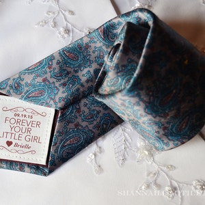 Father of the Bride Gift  for Dad Personalized Tie Patch image 4