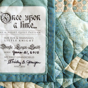 Custom Designed Quilt Label • One-of-a-kind Quilt Patch