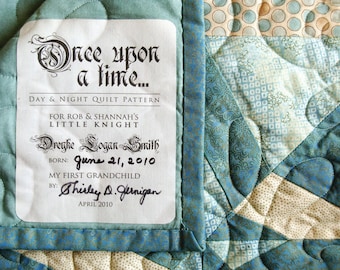 Custom Designed Quilt Label • One-of-a-kind Quilt Patch