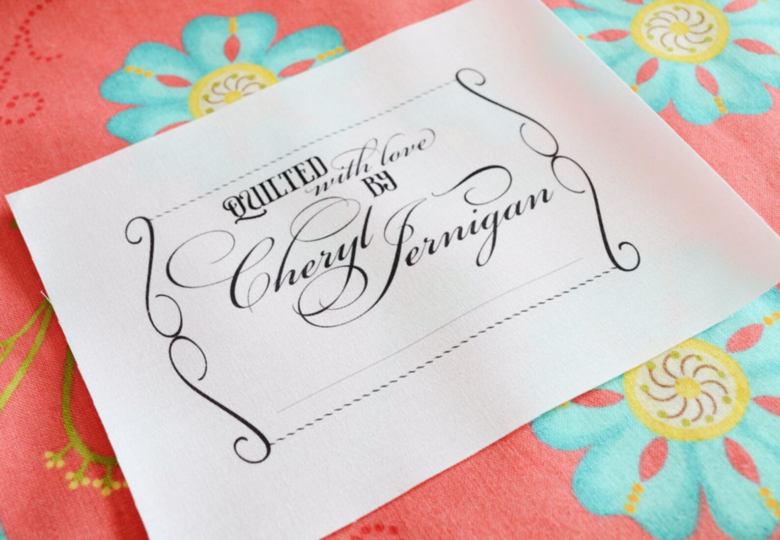 Quilt Labels Set of 4 Fill in the Blank Sew on Blanket Etsy